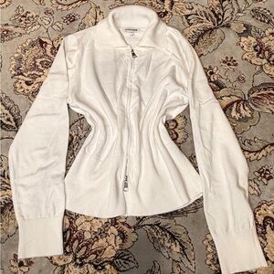 Vigoss White Bomber Jacket